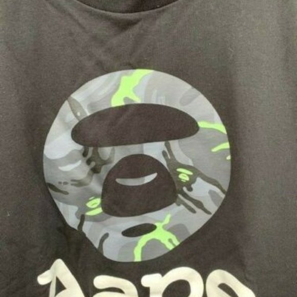 Men's Aape by Bathing Ape Tee in Black - Size Large - Picture 2 of 5